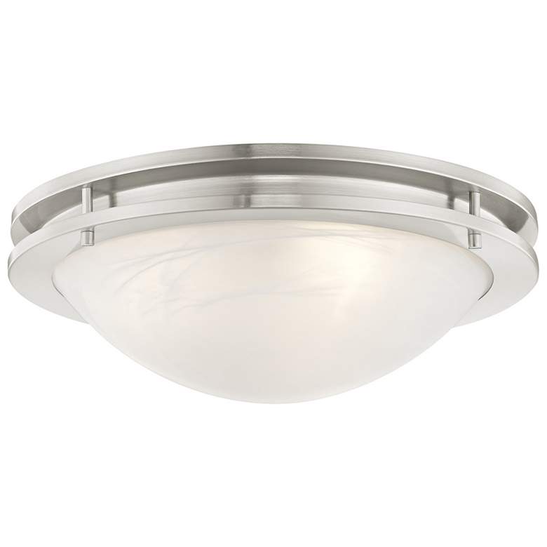 Image 1 Ariel 3 Light Brushed Nickel Ceiling Mount