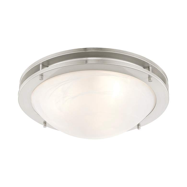 Image 4 Ariel 3 Light Brushed Nickel Ceiling Mount more views