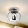 1_Ariella 13 3/4" Wide Matte Black 3-Light Ceiling Light