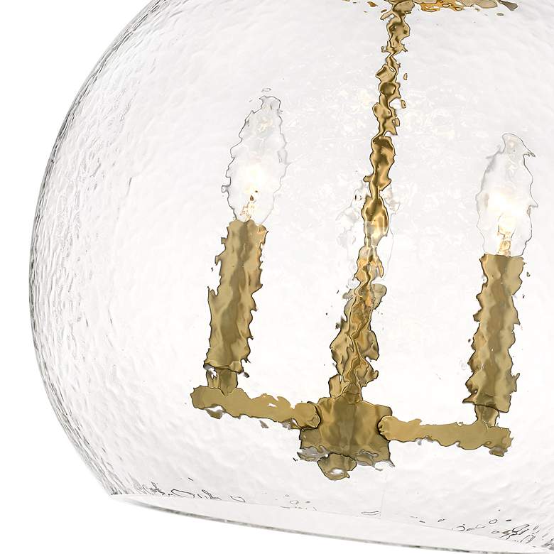 Image 5 Ariella 14 3/4" Wide Brushed Champagne Bronze Pendant Light more views