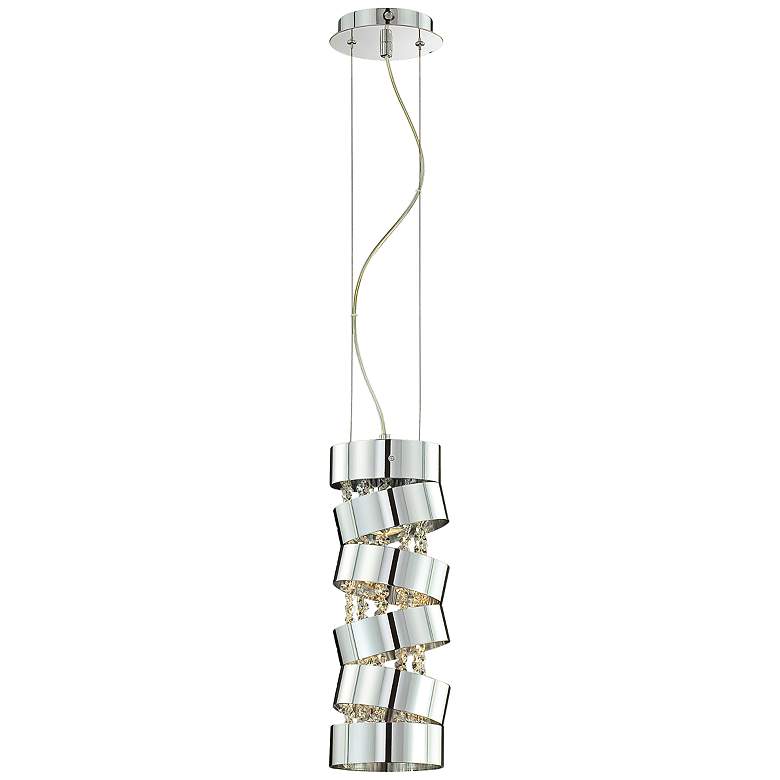 Image 2 Ariella 5 1/2" Wide Chrome Mini Pendant