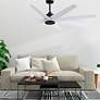 2_Ariella 64" 8-Blade Matte Black Ceiling Fan w/ Matte White Blades more views