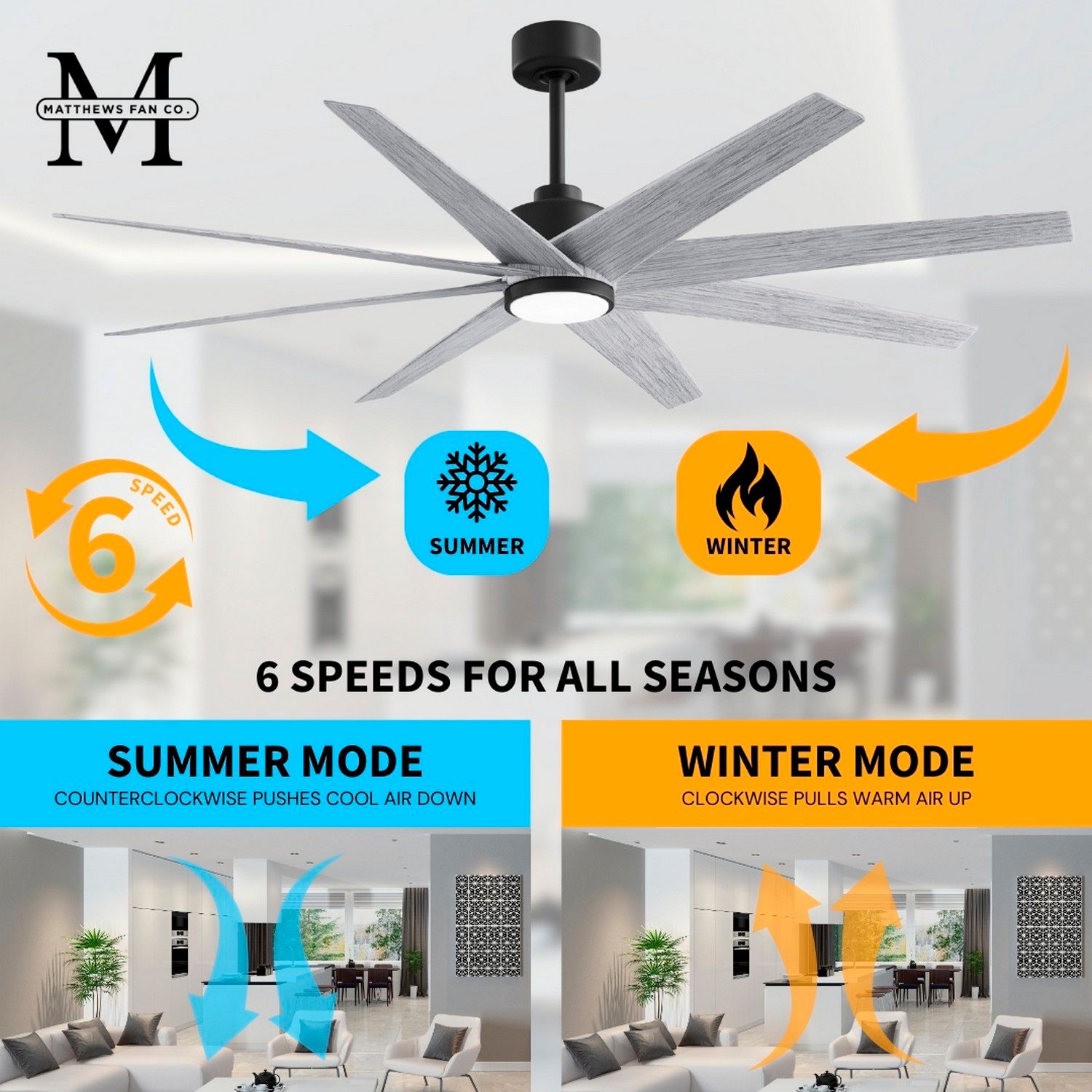Ariella 64"W 8 Blade Matte Black LED Ceiling Fan w/ Barn Wood Tone Bla