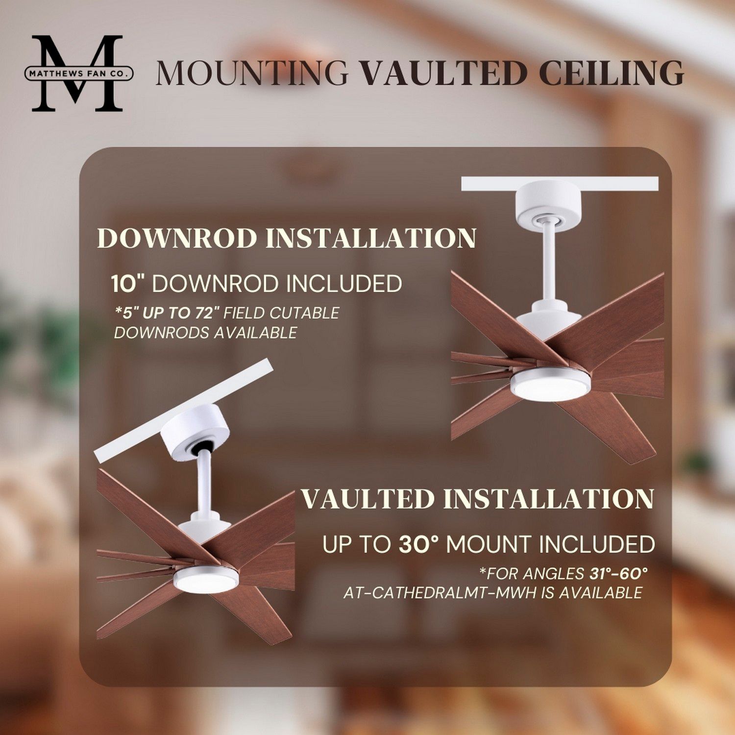 Image 7 Ariella 64"W 8 Blade Matte White LED Ceiling Fan w/ Walnut Tone Blades more views