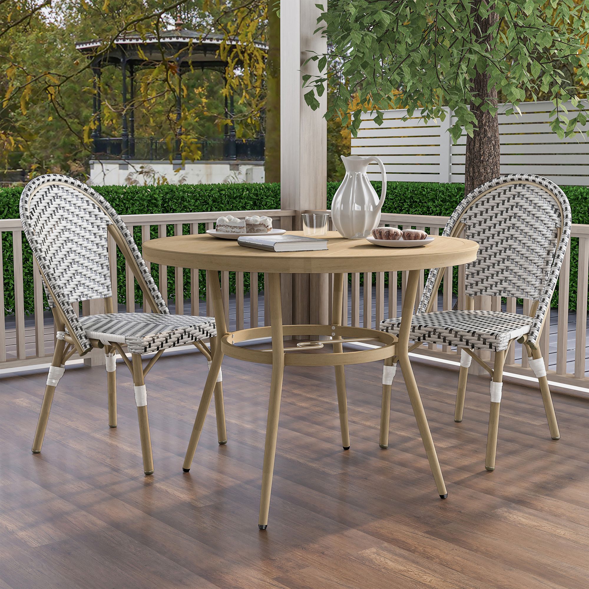 Black 3 deals piece patio set