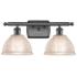 Arietta 16" Wide 2 Light Oil Rubbed Bronze Bath Vanity Light w/ Clear