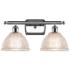 Arietta 16" Wide 2 Light Polished Chrome Bath Vanity Light w/ Clear Sh