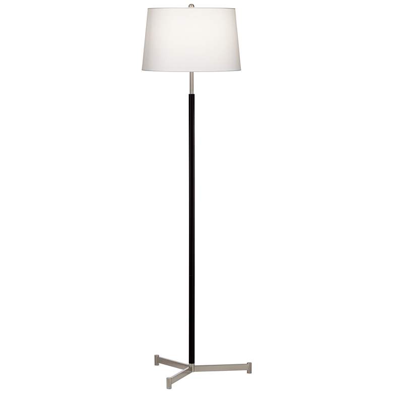 Image 1 Aristo Black Stick Metal Modern Floor Lamp