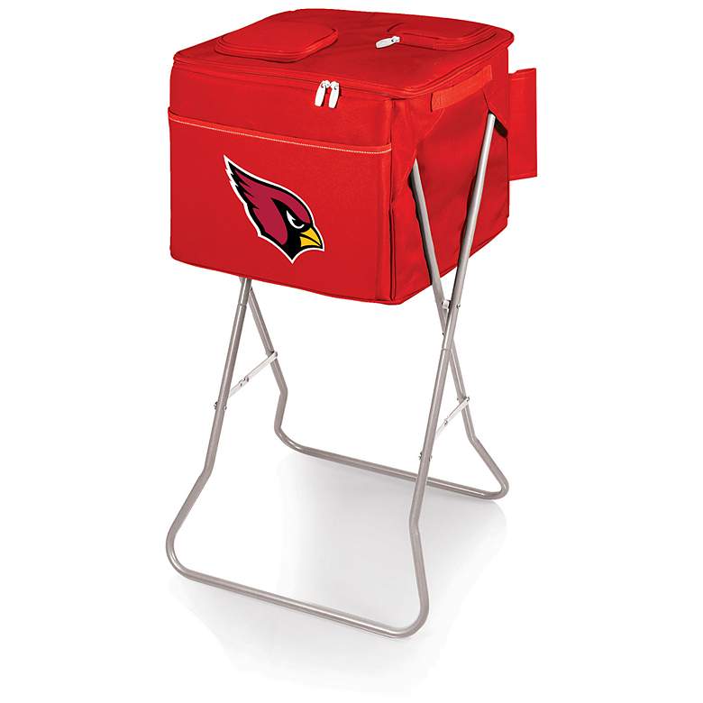 Image 1 Arizona Cardinals Red Party Cube Portable Cooler
