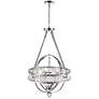 3_Arkansas 20" Wide Chrome 4-Light Chandelier more views