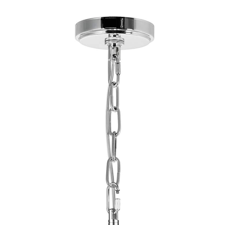Image 5 Arkansas 20" Wide Chrome 4-Light Chandelier more views