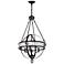 Arkansas 4 Light Chandelier With Black Finish
