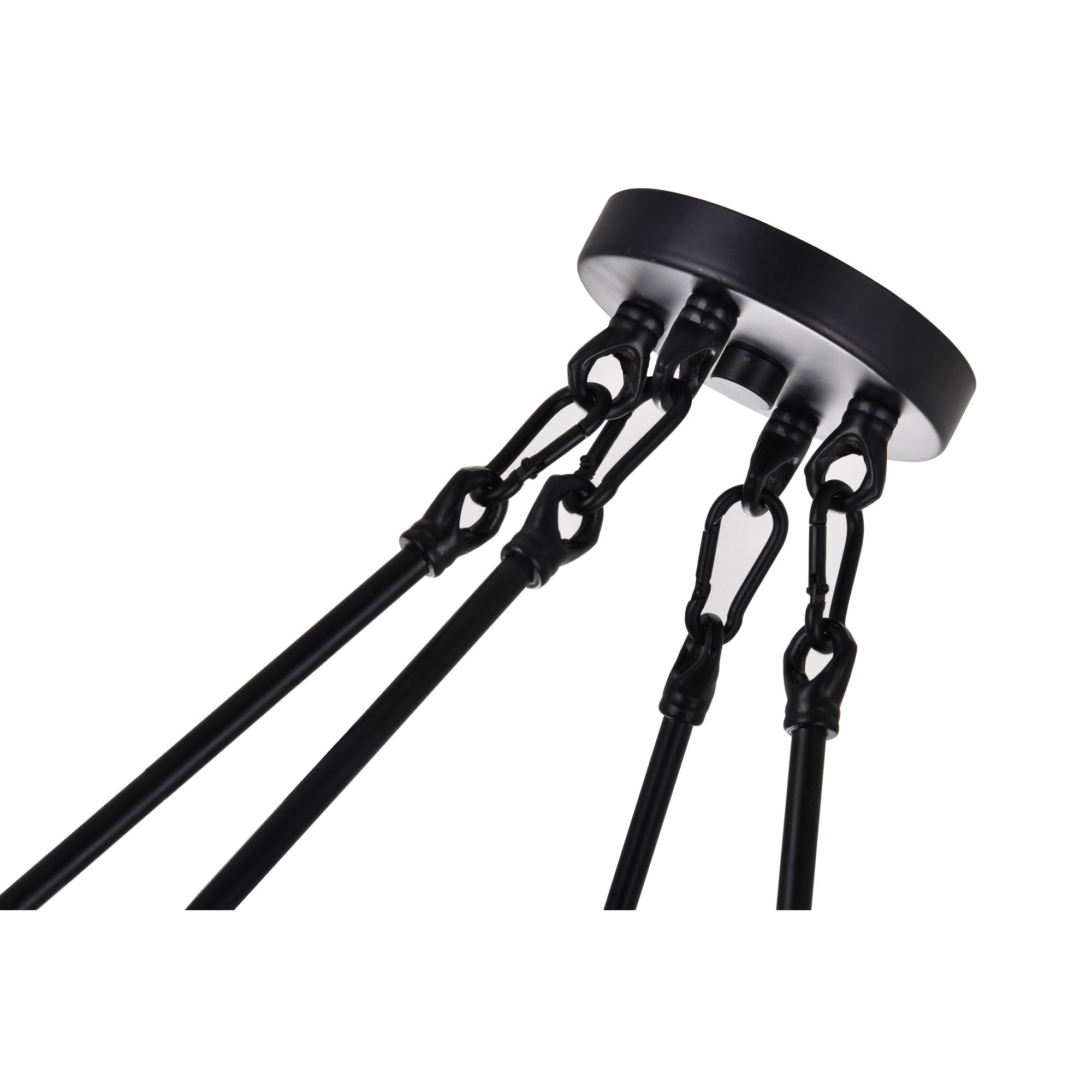 Image 4 Arkansas 4 Light Chandelier With Black Finish more views