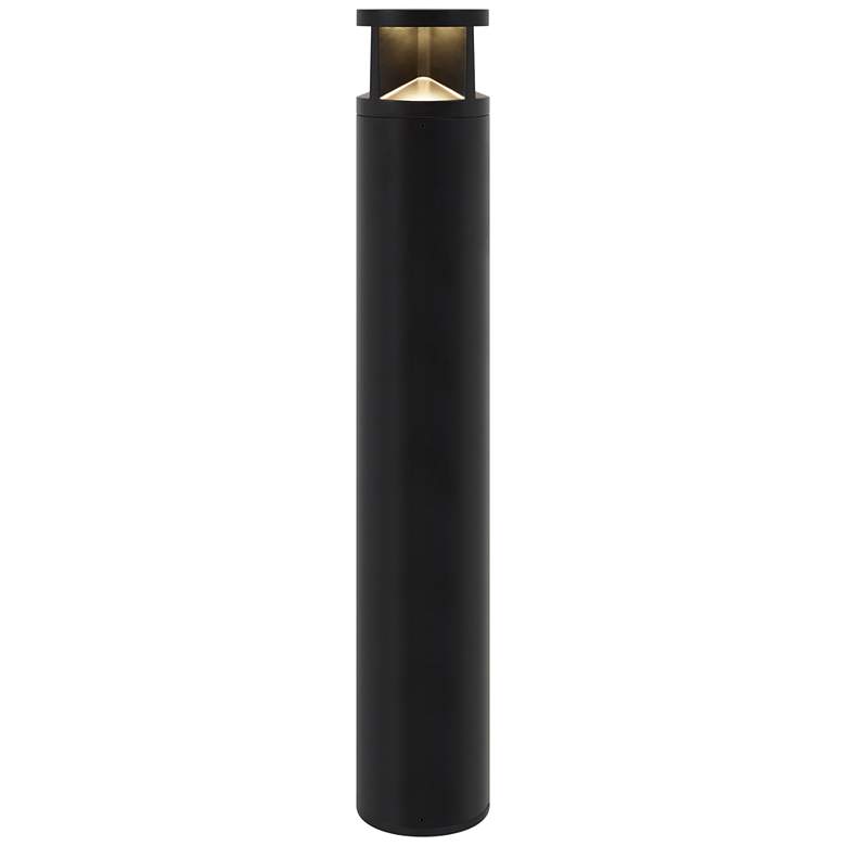 Image 1 Arkay 36" High Black 2-LED Landscape Bollard Light