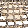 3_Arlen 21 3/4" High Black and Rattan Outdoor Hanging Light more views