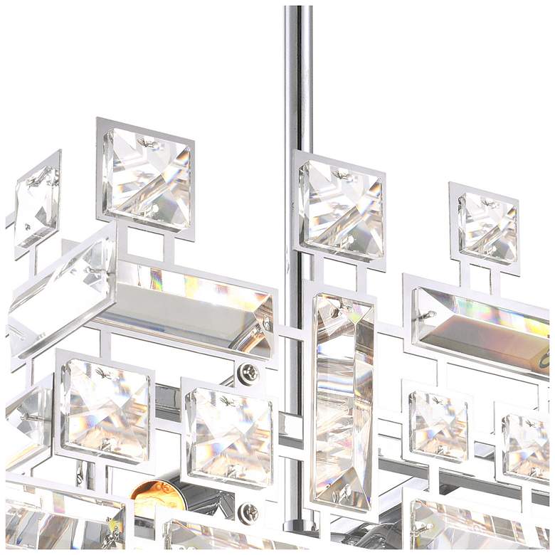 Image 3 Arley 1 Light Mini Chandelier With Chrome Finish more views