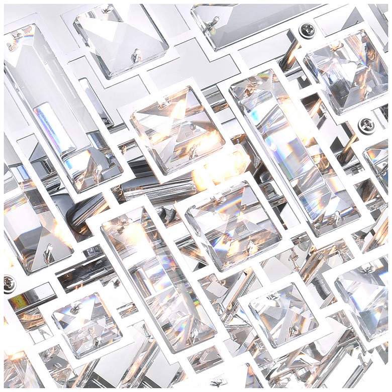 Image 4 Arley 1 Light Mini Chandelier With Chrome Finish more views