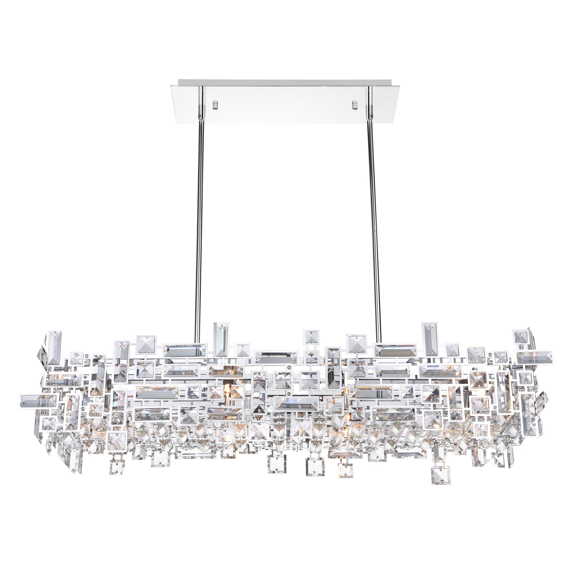 Image 3 Arley 12 Light Chrome Island Chandelier more views