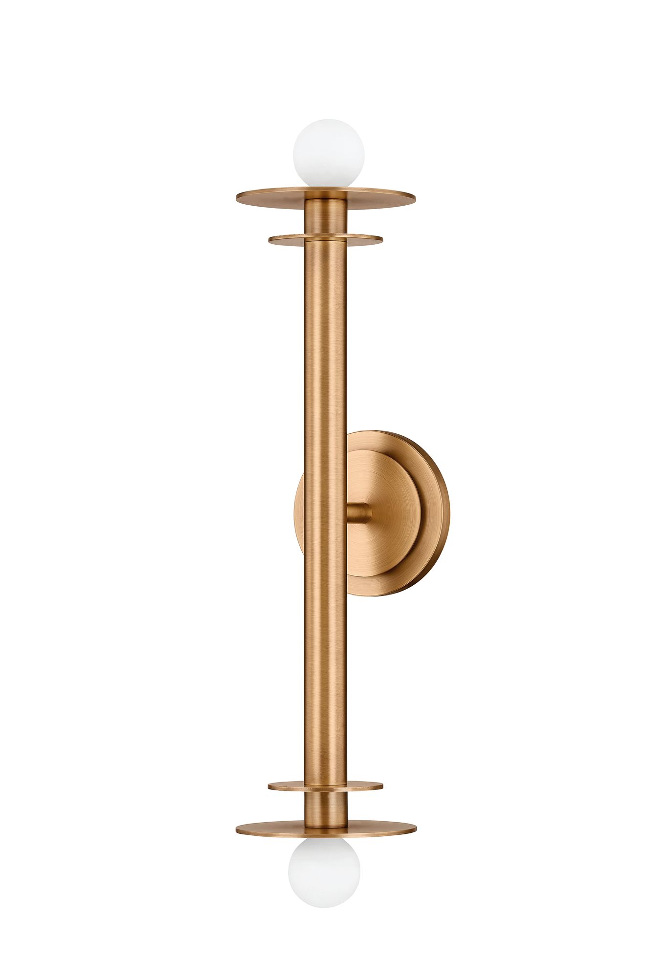 Image 2 Arley 21" High Patina Brass Wall Sconce