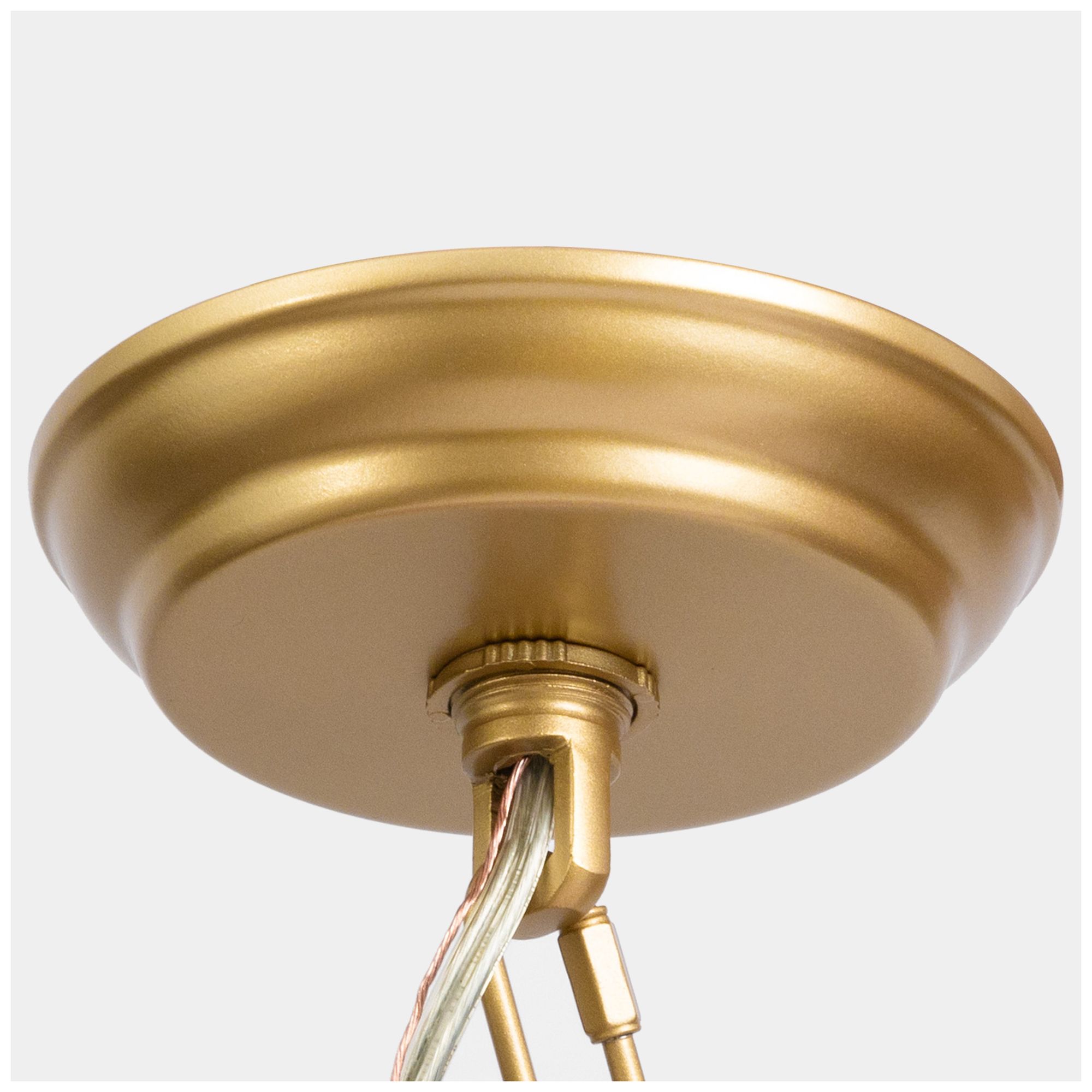 Image 4 Arlin 19.7" Wide Gold 6-Light Chandelier more views