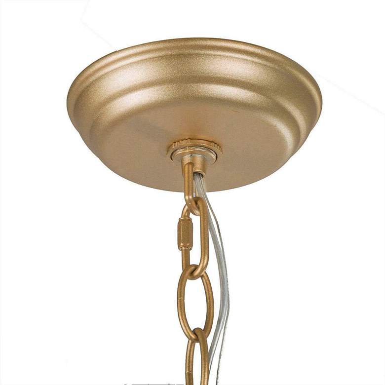 Image 2 Arlin 26" Wide Gold 8-Light Candelabra Arm Chandelier more views