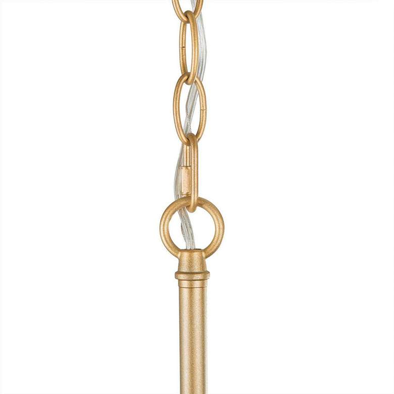 Image 3 Arlin 26" Wide Gold 8-Light Candelabra Arm Chandelier more views