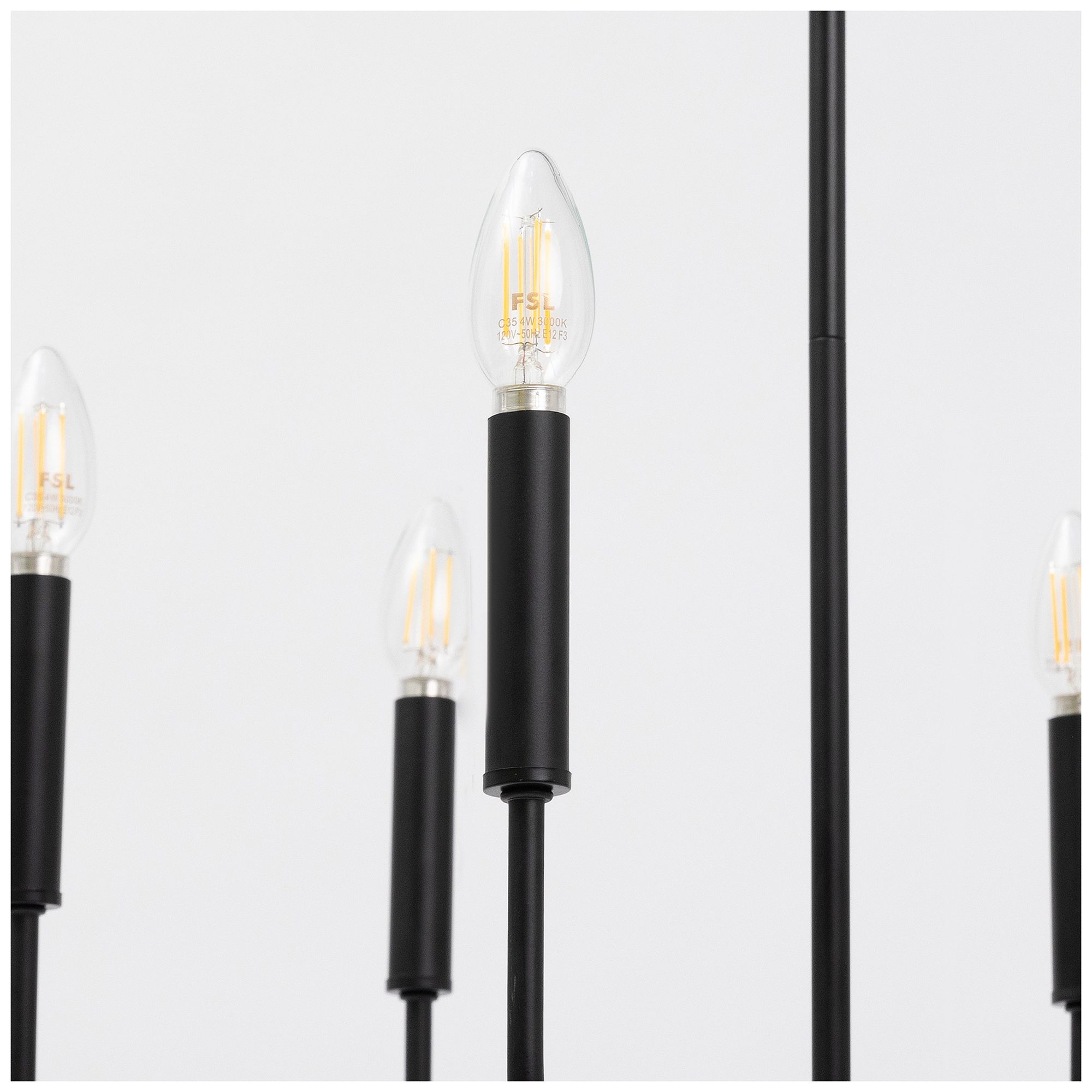 Image 2 Arlin 6-Light Farmhouse Black Chandelier - Made to Order more views