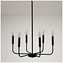 4_Arlin 6-Light Farmhouse Black Chandelier more views