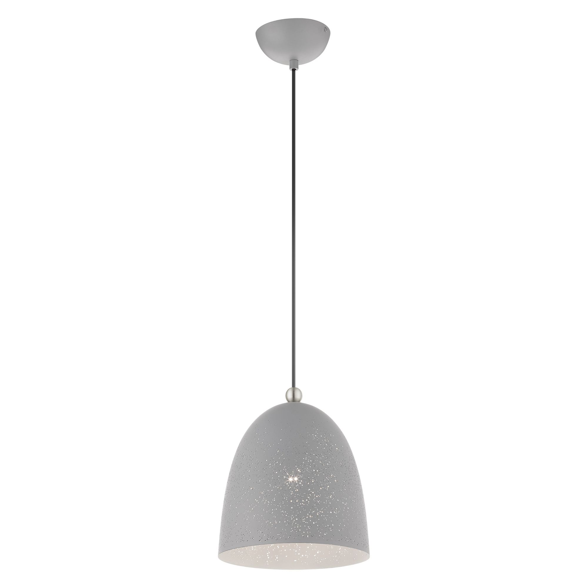 Image 6 Arlington 1 Light Nordic Gray Pendant more views