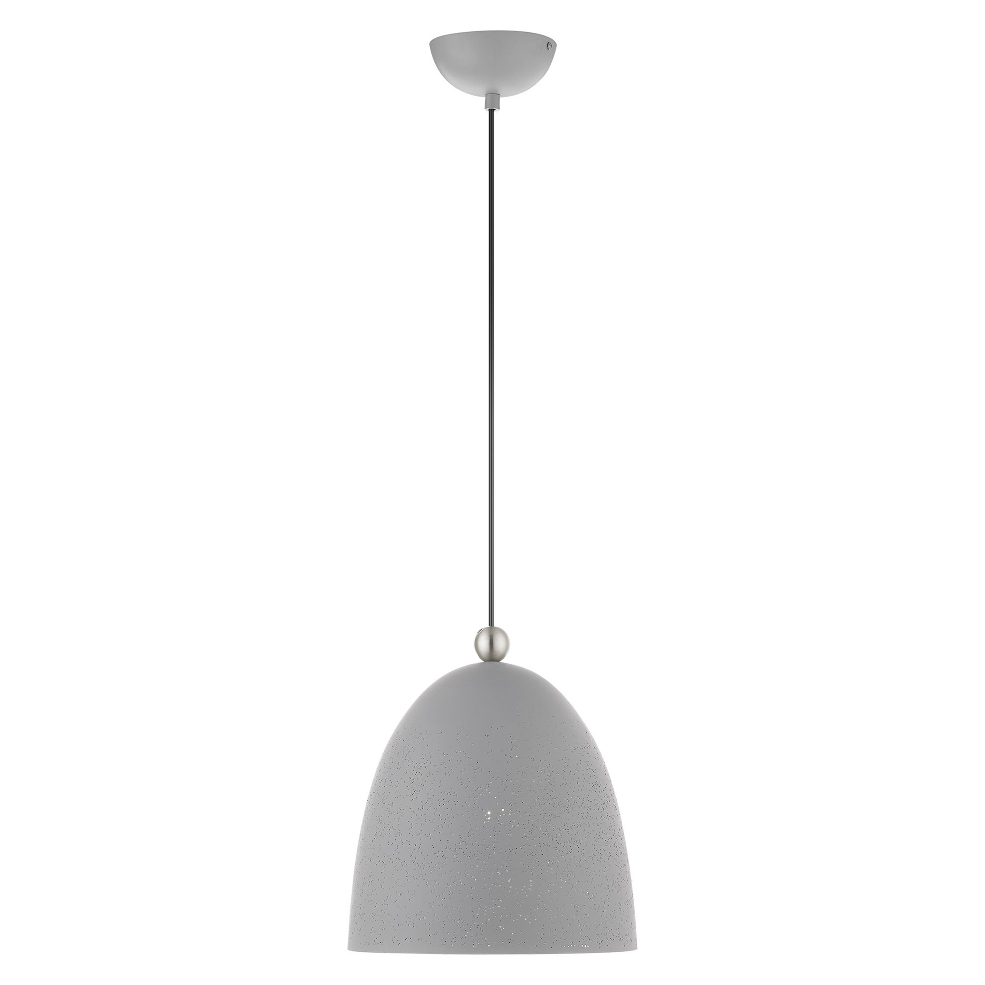 Image 4 Arlington 1 Light Nordic Gray Pendant more views
