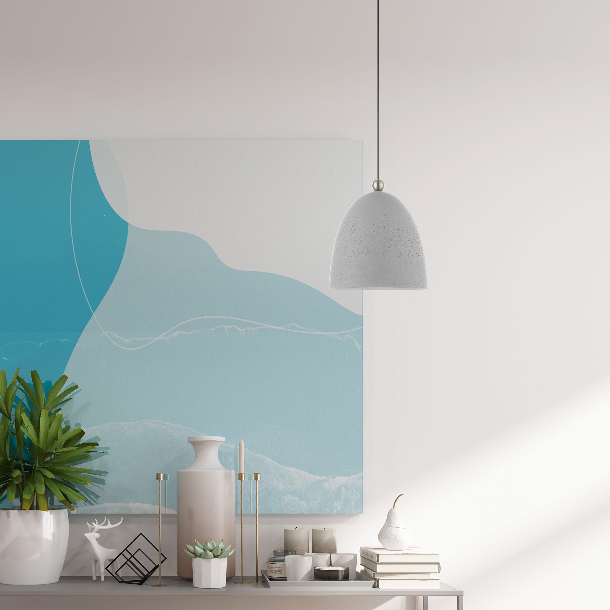 Arlington 1 Light Nordic Gray Pendant