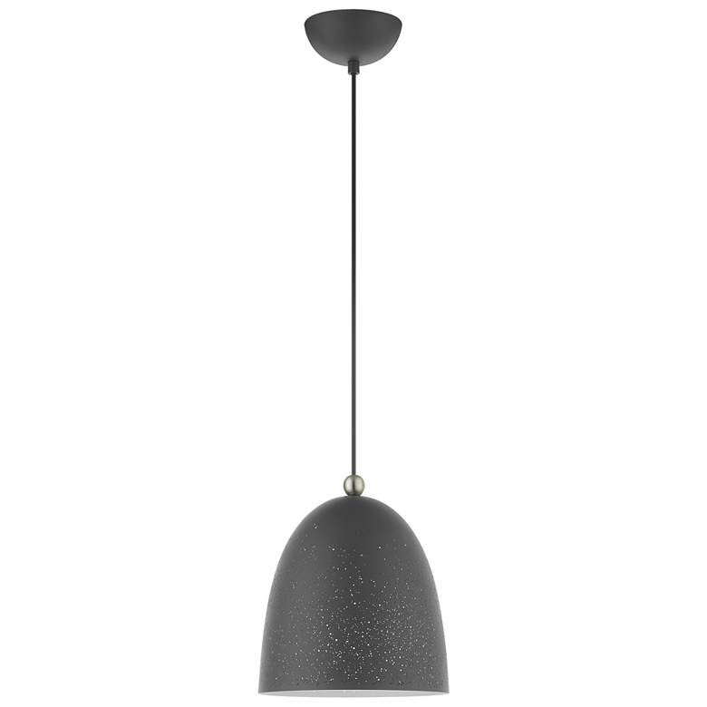 Image 1 Arlington 1 Light Scandinavian Gray Pendant