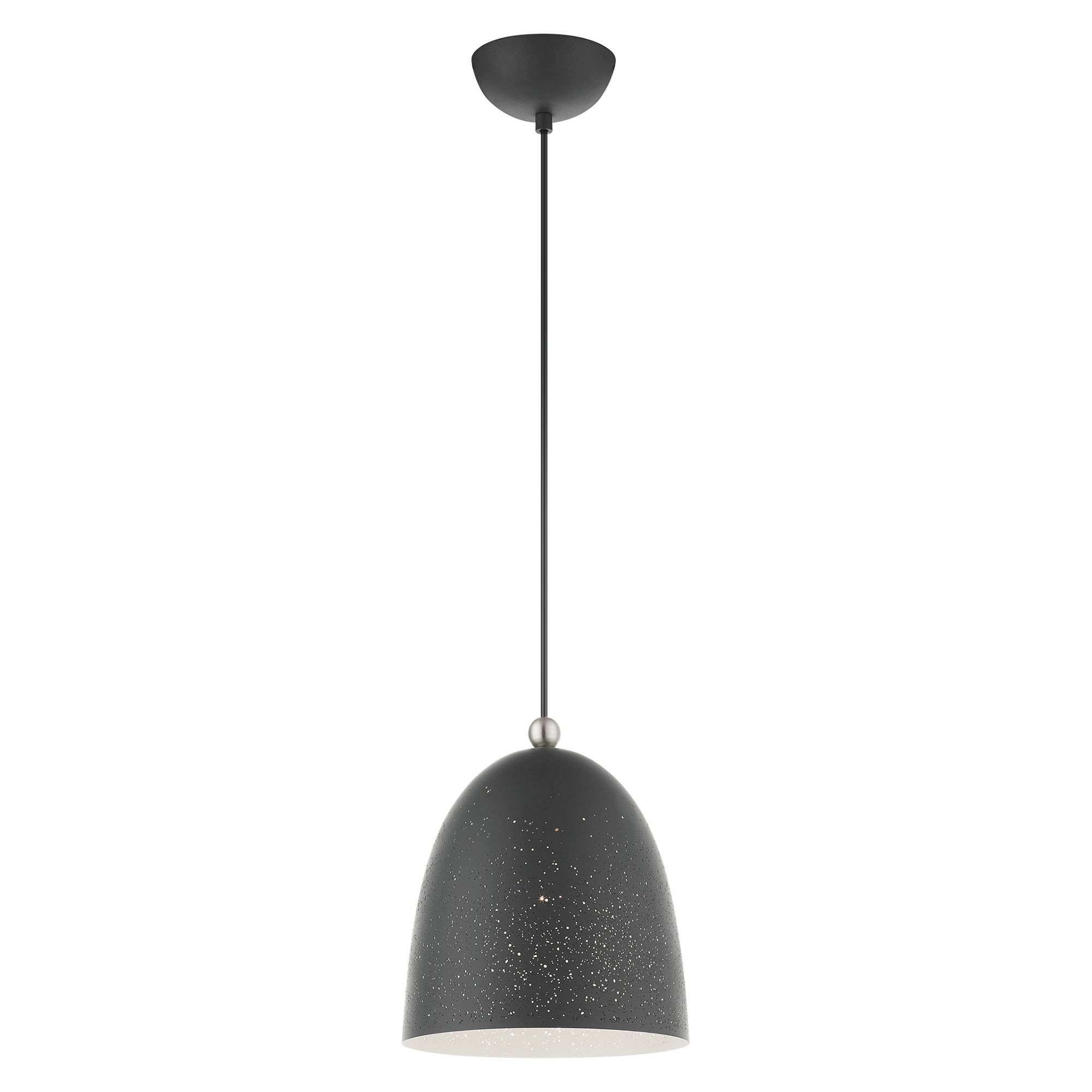 Image 6 Arlington 1 Light Scandinavian Gray Pendant more views