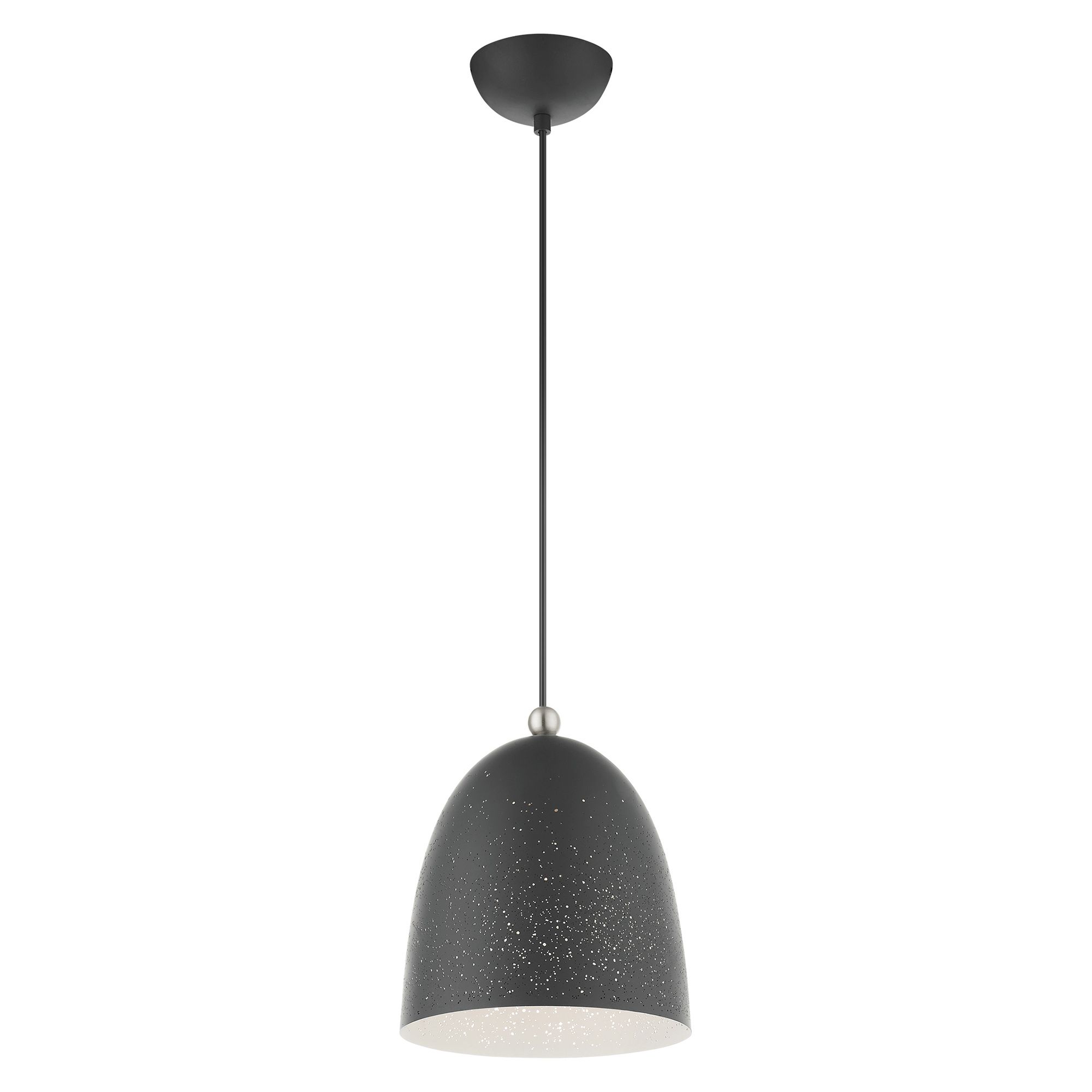 Image 7 Arlington 1 Light Scandinavian Gray Pendant more views