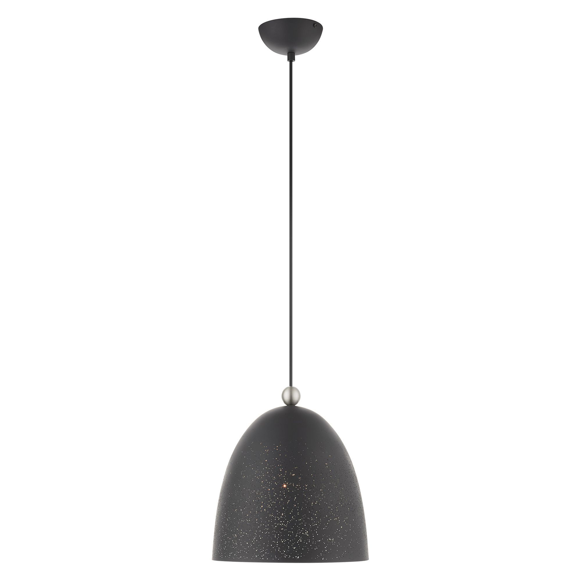 Image 4 Arlington 1 Light Scandinavian Gray Pendant more views