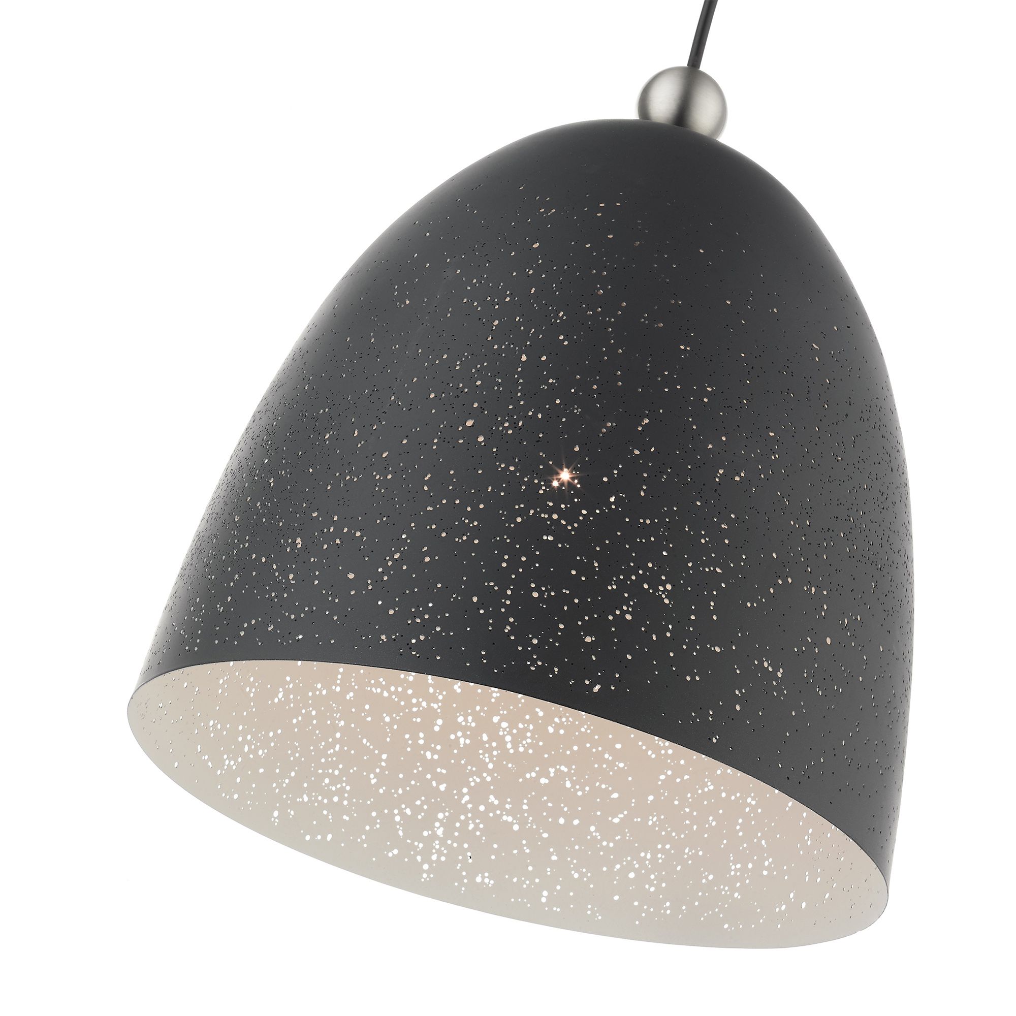 Image 7 Arlington 1 Light Scandinavian Gray Pendant more views