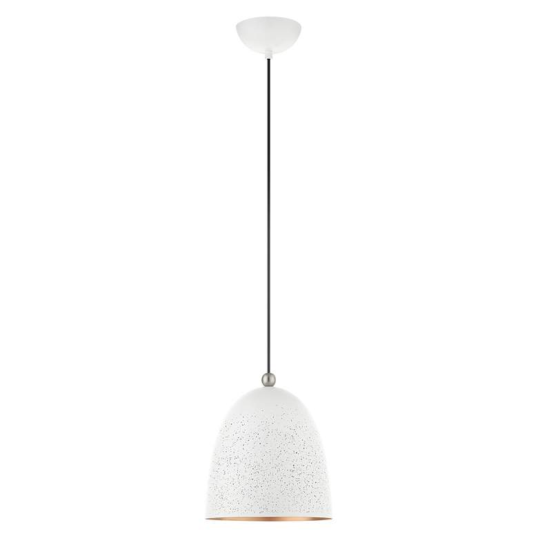 Image 3 Arlington 1 Light White Pendant more views