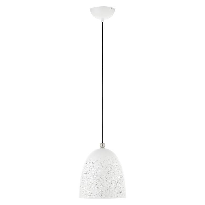 Image 4 Arlington 1 Light White Pendant more views