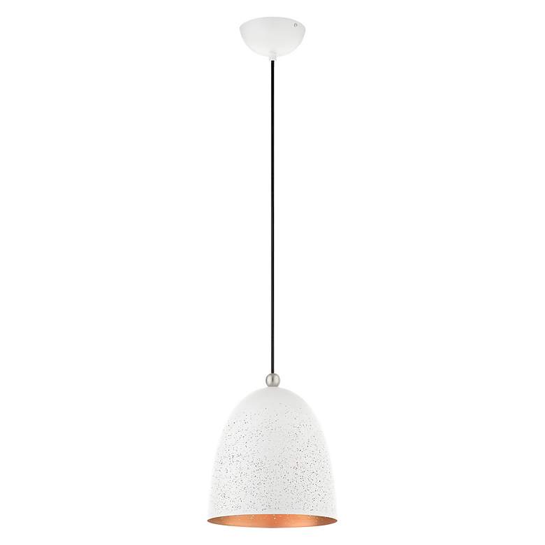 Image 5 Arlington 1 Light White Pendant more views