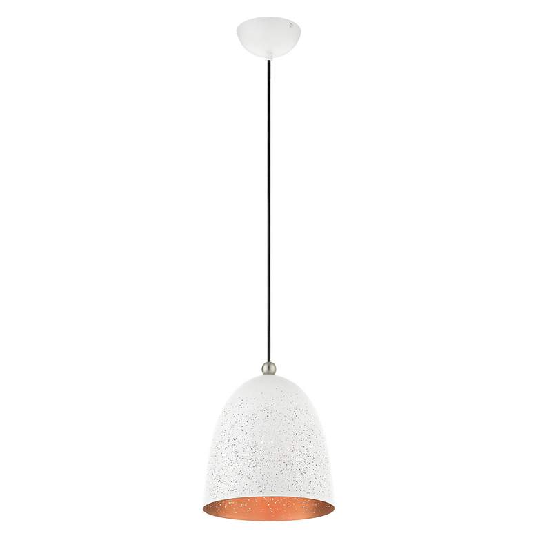Image 6 Arlington 1 Light White Pendant more views