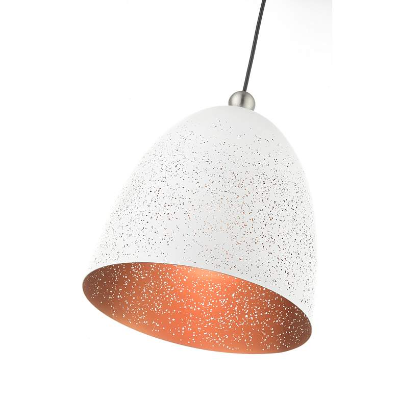 Image 7 Arlington 1 Light White Pendant more views