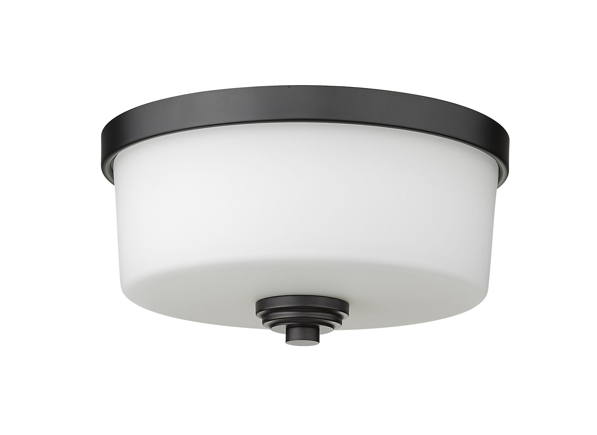 Arlington 12 1/4" Wide Matte Black Ceiling Light in scene