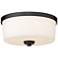 Arlington 14" Wide Matte Black Ceiling Light