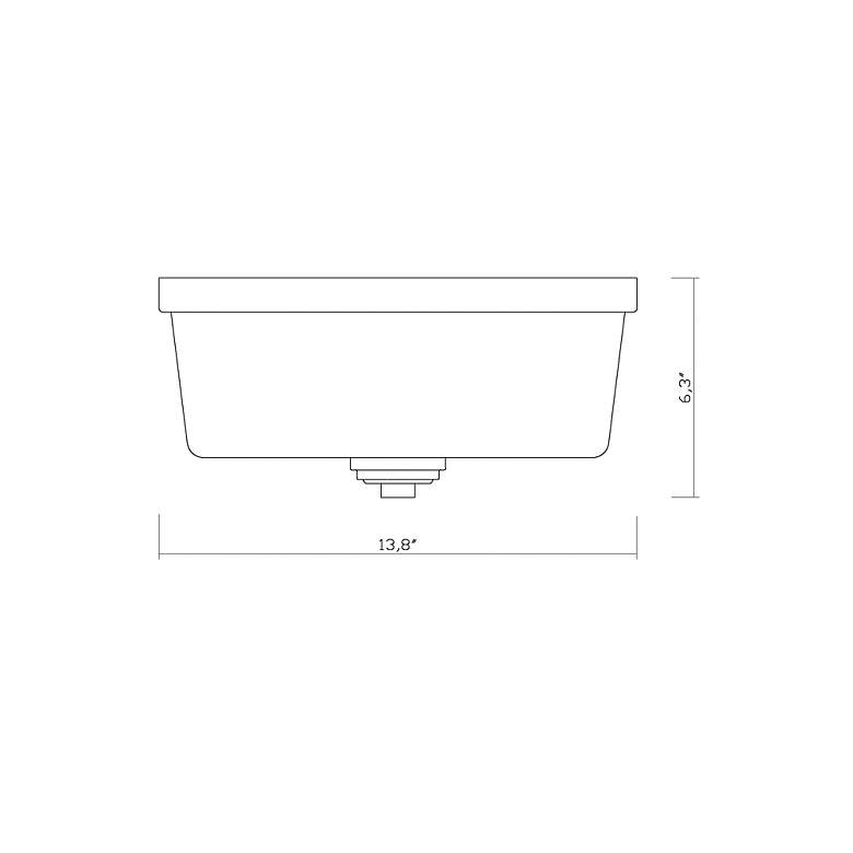 Image 7 Arlington 14" Wide Matte Black Ceiling Light more views