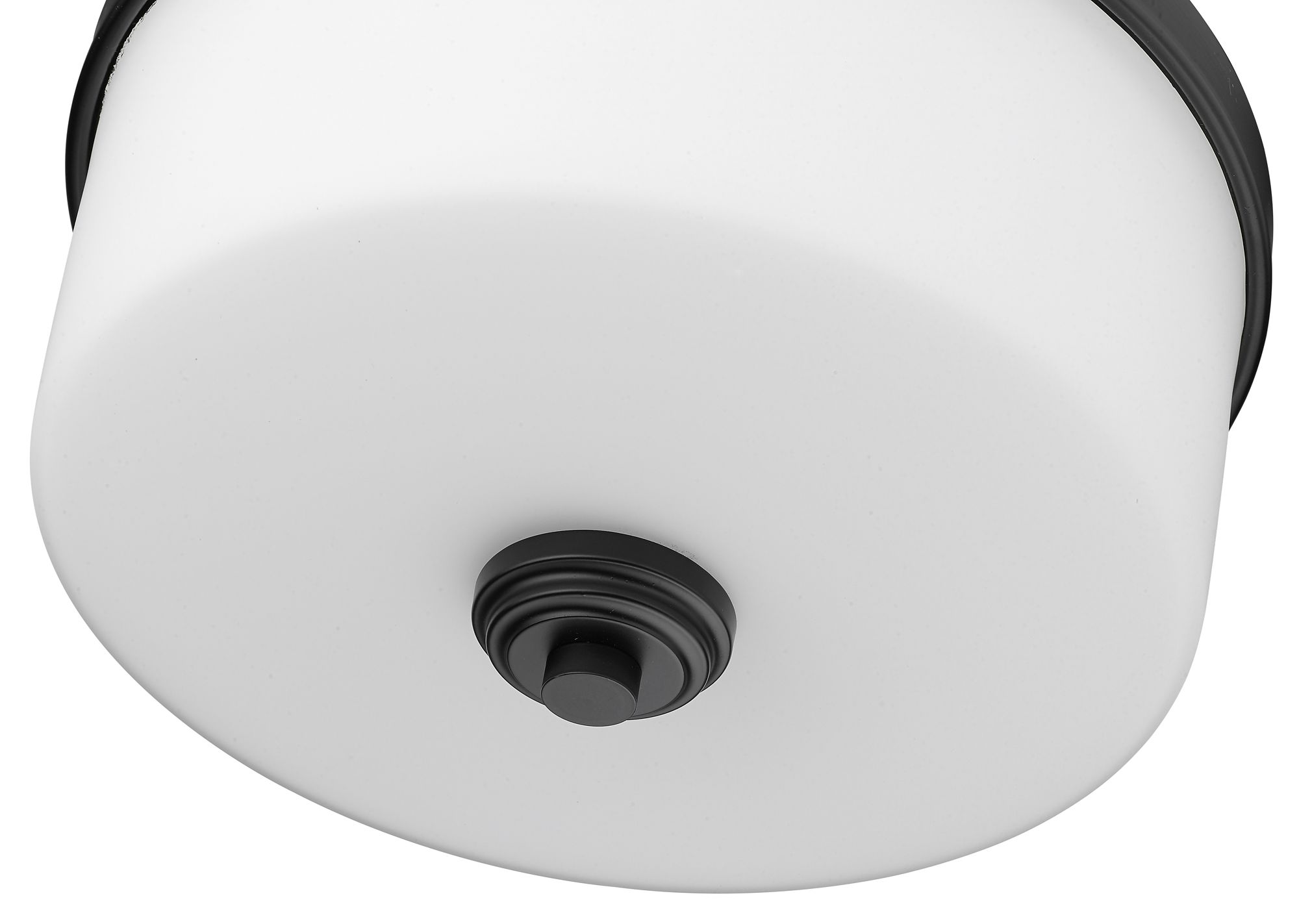Arlington 14" Wide Matte Black Ceiling Light in scene