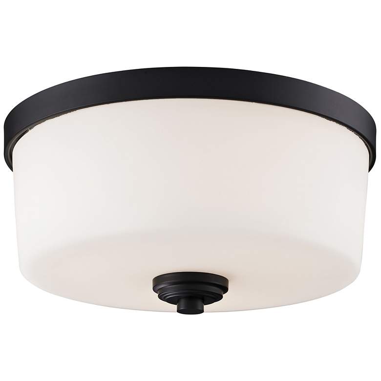Image 1 Arlington 14" Wide Oil-Rubbed Bronze Ceiling Light