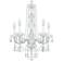 Arlington 24"H x 20.5"W 4-Light Crystal Chandelier in Silver