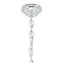 4_Arlington 24"H x 20.5"W 4-Light Crystal Chandelier in Silver more views