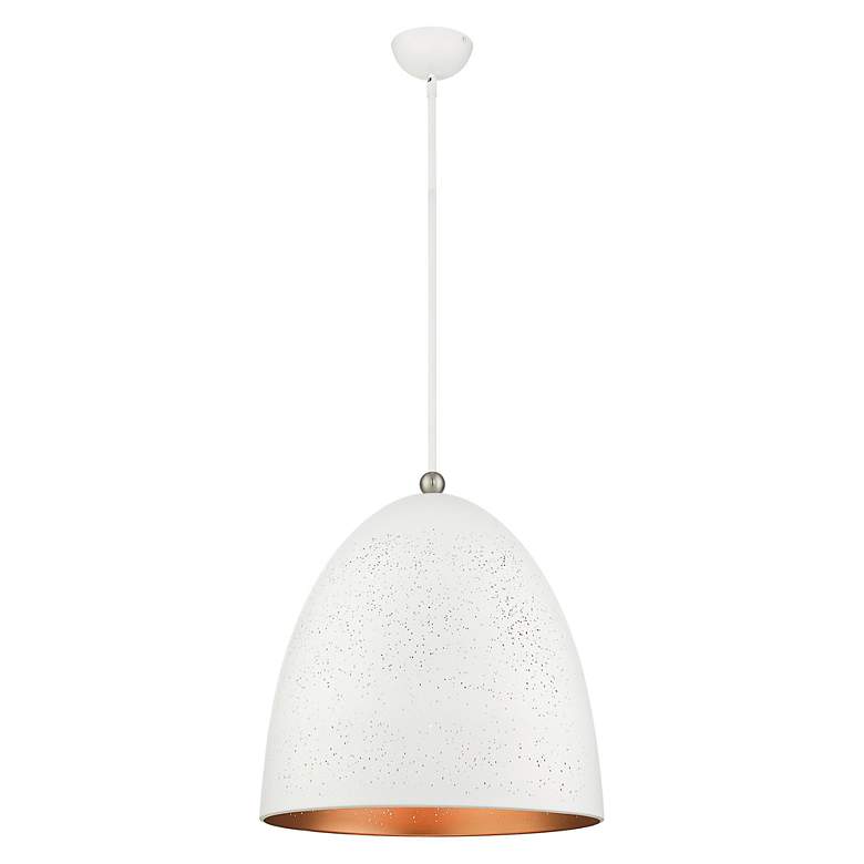 Image 5 Arlington 3 Light White Pendant more views