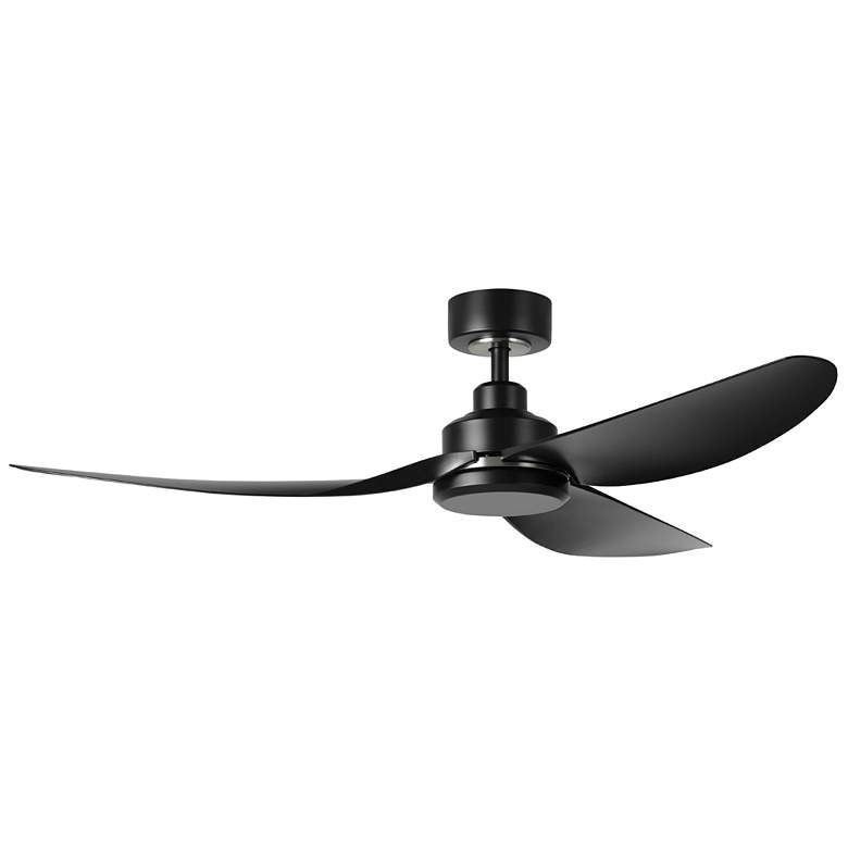 Image 1 Arlington 56" 3-Blade Fan w/ 5 Speed Remote Black Blades/Brushed Nicke